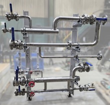 Wasserverteiler auf Stahlrahmen für Ofenkühlung