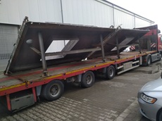 Seitenwand zu Ofengehäuse für 4 Induktoren