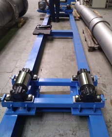 Gestell Pyrolyse-Trommelofen